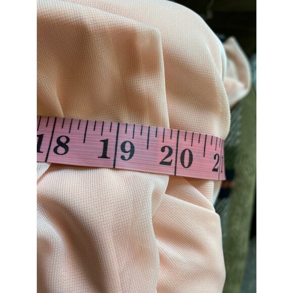 David's Bridal Pale Peach Size 4 Maxi One Shoulder Lace Dress F17063 Bellini - Picture 10 of 11